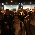 Hunderte Passagiere steckten im Verkehr am Busbahn Port Authority fest. Foto: Stork