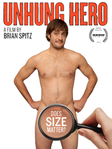 Das Filmplakat von "Unhung Hero" über den zu klein geratenen Penis von Patrick Moote.