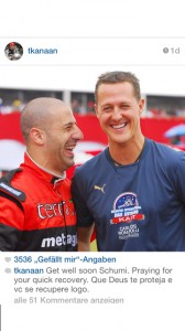 Tony Kanaan und Michael Schumacher © Tony Kanaan (Instagram)