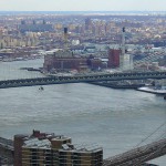 Obdachlose leben in Manhattan Bridge von New York